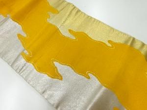 アンティーク　抽象模様織出し名古屋帯（材料）